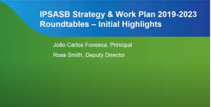 IPSASB Strategy and Work Plan Roundtable Highlights